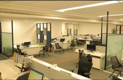 Office Space - Studio - 2 Bathrooms for rent in Bank Center Street - South Teseen St. - The 5th Settlement - New Cairo City - Cairo