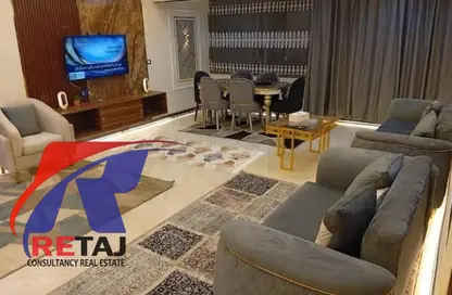 Apartment - 3 Bedrooms - 2 Bathrooms for rent in Omarat Melisa St. - Masaken Al Mohandesin - Nasr City - Cairo