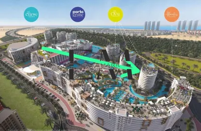 شقة - 1 حمام للبيع في جولف بورتو مارينا - العلمين - الساحل الشمالي