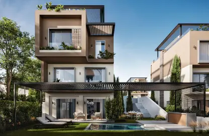 Villa - 3 Bedrooms - 4 Bathrooms for sale in Green Belt Gate 6 Road - Green Belt - 6 October City - Giza