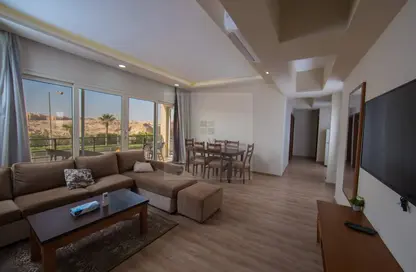 Hotel Apartment - 2 Bedrooms - 1 Bathroom for rent in Dream Land - Al Wahat Road - 6 October City - Giza