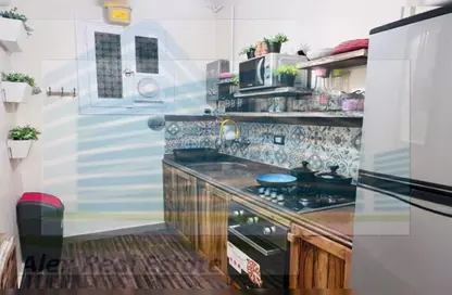 Apartment - 1 Bedroom - 1 Bathroom for rent in Al Geish Road - Glim - Hay Sharq - Alexandria