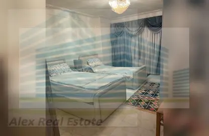 شقة - 2 غرف نوم - 1 حمام للايجار في شارع كفر عبده - كفر عبده - رشدي - حي شرق - الاسكندرية