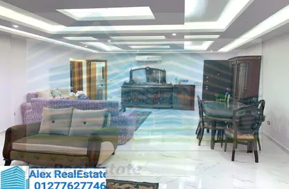 Apartment - 3 Bedrooms - 3 Bathrooms for rent in Mohamed Fawzy Moaz St. - Smouha - Hay Sharq - Alexandria