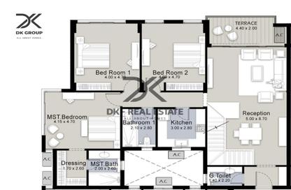 Duplex - 3 - 3 for sale in Marina 8 - Marina - Al Alamein - North Coast
