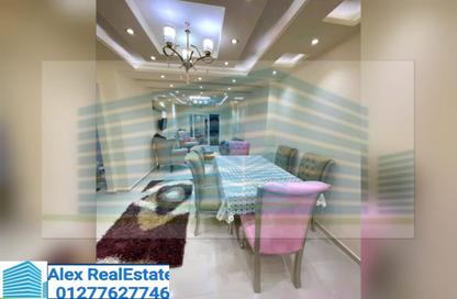 Apartment - 2 Bedrooms - 2 Bathrooms for rent in Al Geish Road - Laurent - Hay Sharq - Alexandria