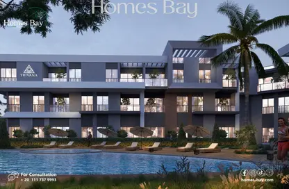 Apartment - 2 Bedrooms - 1 Bathroom for sale in Magawish Resort - Hurghada Resorts - Hurghada - Red Sea