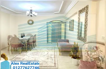 Apartment - 3 Bedrooms - 2 Bathrooms for rent in Al Geish Road - Cleopatra - Hay Sharq - Alexandria