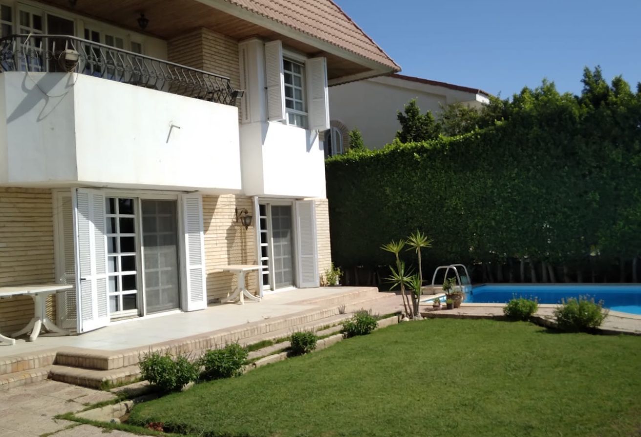 Furnished Villa With pool Al Rabwa Compound Zayed 
