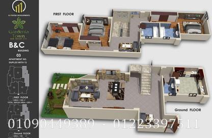 Duplex - 3 Bedrooms - 3 Bathrooms for sale in Bait Alwatan - New Obour City - Qalyubia Duplex - 3 Bedrooms - 3 Bathrooms for sale in Bait Alwatan - New Obour City - Qalyubia