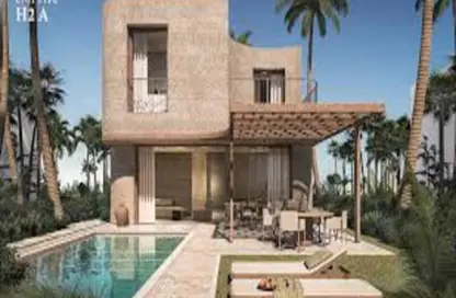 Chalet - 2 Bedrooms - 2 Bathrooms for sale in Ramla Lakeside - Qesm Ad Dabaah - North Coast