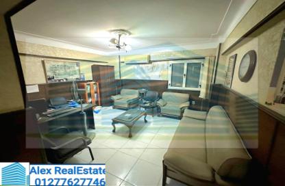 Office Space - 2 Bedrooms - 1 Bathroom for rent in Omar Lotfy St. - Sporting - Hay Sharq - Alexandria