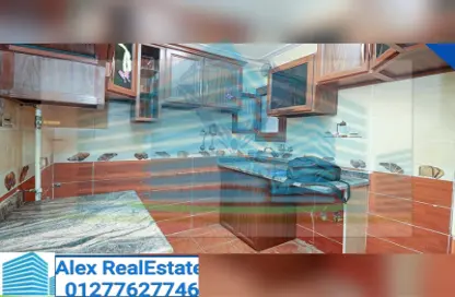 شقة - 3 غرف نوم - 2 حمامات للايجار في شارع النصر - سموحة - حي شرق - الاسكندرية