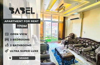 Apartment - 3 Bedrooms - 2 Bathrooms for rent in Iskandar Ibrahim St. - Miami - Hay Awal El Montazah - Alexandria
