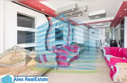 Apartment - 3 Bedrooms - 2 Bathrooms for rent in Al Kornish Square - Sporting - Hay Sharq - Alexandria