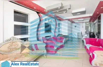 Apartment - 3 Bedrooms - 2 Bathrooms for rent in Al Kornish Square - Sporting - Hay Sharq - Alexandria