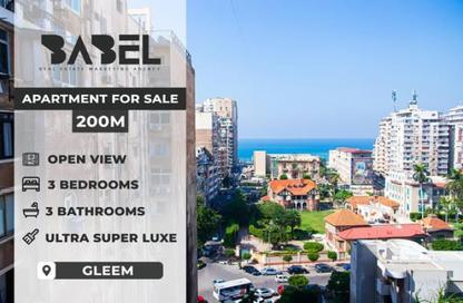Apartment - 3 Bedrooms - 3 Bathrooms for sale in Gleim Square - Glim - Hay Sharq - Alexandria