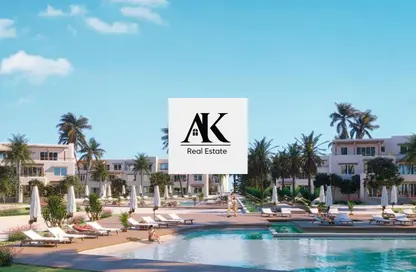 شاليه - 2 غرف نوم - 3 حمامات للبيع في هاسيندا وترز - قسم الضبعة - الساحل الشمالي