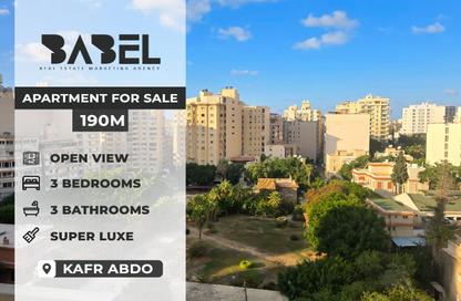 Apartment - 3 Bedrooms - 3 Bathrooms for sale in Sant Square - Kafr Abdo - Roushdy - Hay Sharq - Alexandria