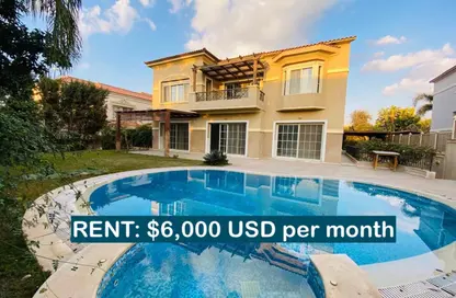 Villa - 5 Bedrooms - 6 Bathrooms for rent in Lake View - 5th Settlement Compounds - The 5th Settlement - New Cairo City - Cairo
