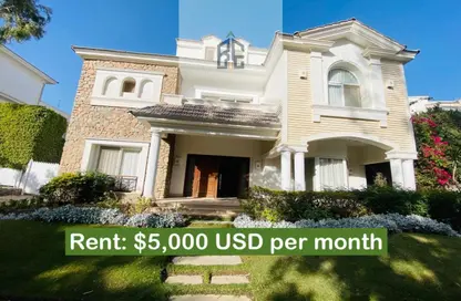 Villa - 5 Bedrooms - 6 Bathrooms for rent in Lake View - 5th Settlement Compounds - The 5th Settlement - New Cairo City - Cairo