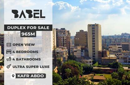 Apartment - 4 Bedrooms - 4 Bathrooms for sale in Kafr Abdo St. - Kafr Abdo - Roushdy - Hay Sharq - Alexandria