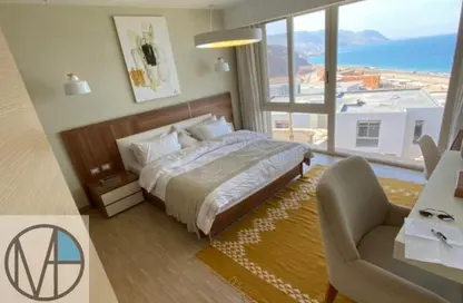 شاليه - غرفة نوم - 2 حمامات للبيع في المونت جلاله - العين السخنة - السويس