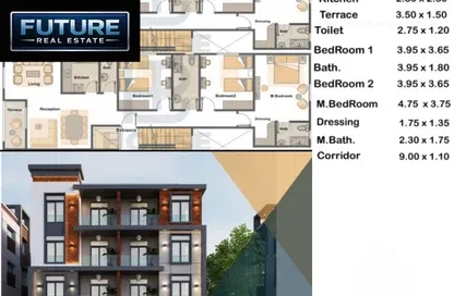 Duplex - 6 Bedrooms - 6 Bathrooms for sale in New Narges - New Cairo City - Cairo