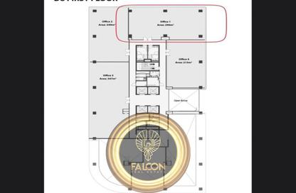Office Space - Studio - 2 Bathrooms for sale in One Ninety - South Teseen St. - The 5th Settlement - New Cairo City - Cairo