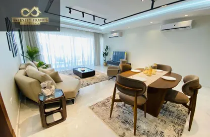 Apartment - 2 Bedrooms - 2 Bathrooms for rent in Lake View - 5th Settlement Compounds - The 5th Settlement - New Cairo City - Cairo