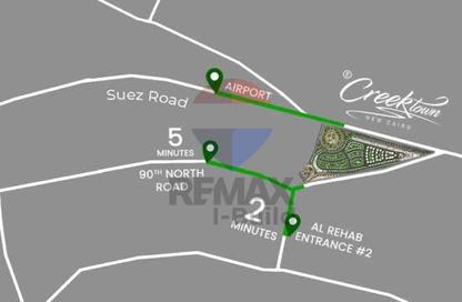 Apartment - 3 - 3 for sale in Creek Town - The 1st Settlement - New Cairo City - Cairo Apartment - 3 - 3 for sale in Creek Town - The 1st Settlement - New Cairo City - Cairo