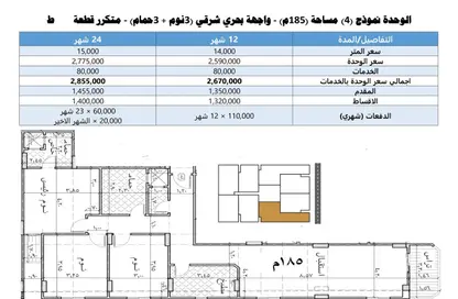 شقة - 3 غرف نوم - 2 حمامات للبيع في البوابة الرابعة - مينا - حدائق الاهرام - الجيزة