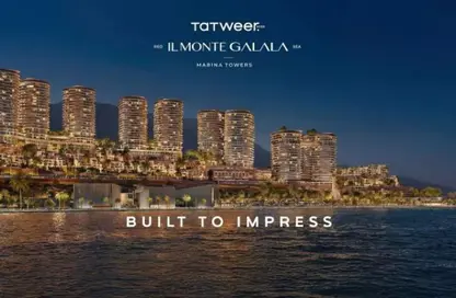 شقق فندقية - غرفة نوم - 1 حمام للبيع في المونت جلاله - العين السخنة - السويس