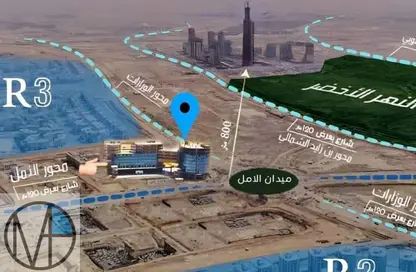 محل تجاري - استوديو للبيع في جولدن تاور 1 - ام يو-23 - العاصمة الإدارية الجديدة - القاهرة