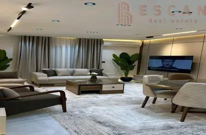 Apartment - 2 Bedrooms - 1 Bathroom for rent in Abou Bakr Al Sedeek St. - Rehab City Second Phase - Al Rehab - New Cairo City - Cairo