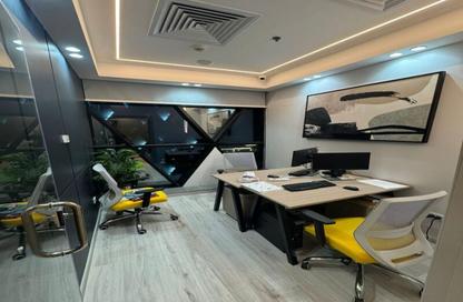 Office Space - Studio - 1 Bathroom for rent in Cairo Business Plaza - North Teseen St. - The 5th Settlement - New Cairo City - Cairo