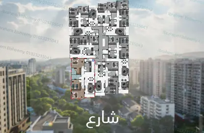 شقة - 3 غرف نوم - 2 حمامات للبيع في البوابة الرابعة - مينا - حدائق الاهرام - الجيزة