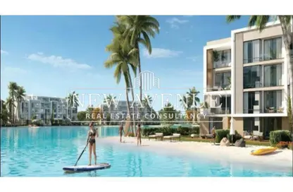 Chalet - 2 Bedrooms - 3 Bathrooms for sale in Azha North - Ras Al Hekma - North Coast