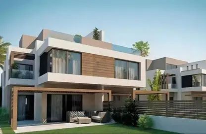 Twin House - 3 Bedrooms - 4 Bathrooms for sale in Palm Hills New Cairo - 5th Settlement Compounds - The 5th Settlement - New Cairo City - Cairo