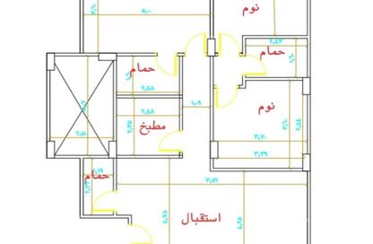 شقة - 2 غرف نوم - 2 حمامات للبيع في المجاورة الاولي - المنطقة الثانية - مدينة الشروق - القاهرة شقة - 2 غرف نوم - 2 حمامات للبيع في المجاورة الاولي - المنطقة الثانية - مدينة الشروق - القاهرة