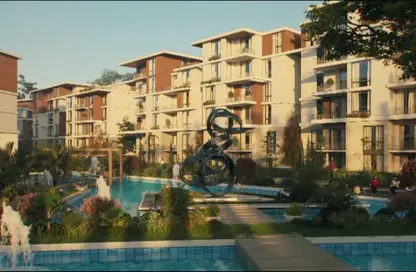 Apartment - 3 Bedrooms - 3 Bathrooms for sale in Tesla Residence - Al Wahat Road - 6 October City - Giza