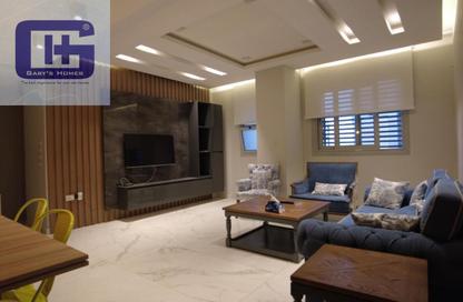 Apartment - 2 Bedrooms - 1 Bathroom for rent in Palm Hills Village Gate - South Investors Area - New Cairo City - Cairo