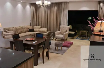 Apartment - 2 Bedrooms - 2 Bathrooms for rent in Lake View Residence - 5th Settlement Compounds - The 5th Settlement - New Cairo City - Cairo