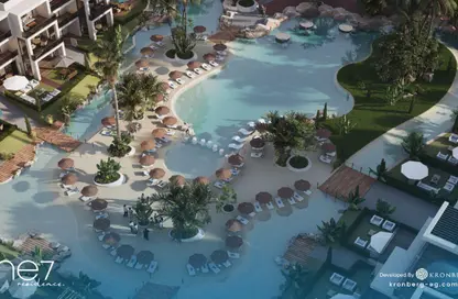 Apartment - 4 Bedrooms - 5 Bathrooms for sale in One7 Residence - Hurghada Resorts - Hurghada - Red Sea Apartment - 4 Bedrooms - 5 Bathrooms for sale in One7 Residence - Hurghada Resorts - Hurghada - Red Sea