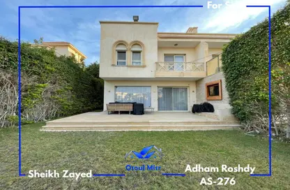 Twin House - 4 Bedrooms - 4 Bathrooms for sale in Greens - 6th District - Sheikh Zayed City - Giza