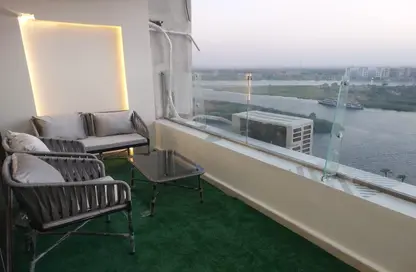 شقة - 4 غرف نوم - 3 حمامات للايجار في شارع كورنيش النيل - المعادي - حي المعادي - القاهرة