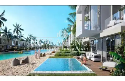 شاليه - 2 غرف نوم - 3 حمامات للبيع في ازها الساحل الشمالي - راس الحكمة - الساحل الشمالي