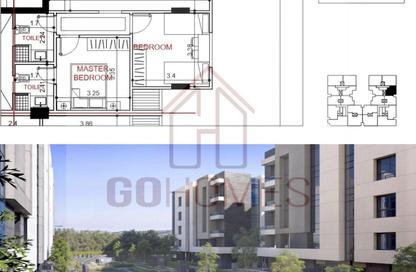 Apartment - 2 Bedrooms - 2 Bathrooms for sale in Eighth Sector - Zahraa El Maadi - Hay El Maadi - Cairo