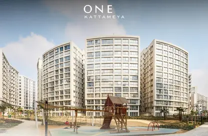 شقة - 2 غرف نوم - 2 حمامات للبيع في وان قطامية - كمبوندات القطامية - القطامية - مدينة القاهرة الجديدة - القاهرة