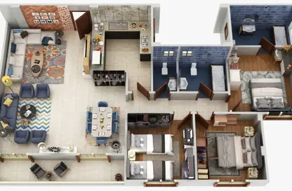 شقة - 3 غرف نوم - 3 حمامات للبيع في بيت الوطن - التجمع الخامس - مدينة القاهرة الجديدة - القاهرة